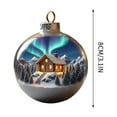 thumbnail image 2 of Rapeiae Natural Wonders Series Christmas Ball Flat Acrylic Pendant, 2 of 5