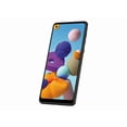 thumbnail image 3 of Samsung Galaxy A21 - 4G smartphone - RAM 3 GB / Internal Memory 32 GB - microSD slot - LCD display - 6.5" - 1600 x 720 pixels - 4x rear cameras 16 MP, 8 MP, 2 MP, 2 MP - front camera 13 MP - T-Mobile - black, 3 of 8