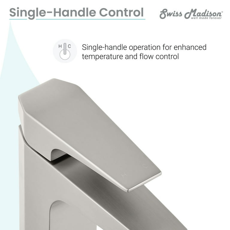 Voltaire Single Hole, Single-Handle, High Arc Bathroom Faucet in