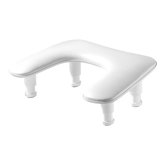 Big Arm Rest for Nails Techs U-Shaped Manicure Nails Arm Rest Stand Height Adjustable Hand Rest Pillow for Manicurists