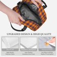 thumbnail image 3 of Naloa Fall Buffalo Plaid Print Lunch Bag for Women & Men Insulated Lunch Box or Cooler Lunch Tote Bags for Work, Travel, Outdoor, 3 of 5