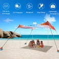 thumbnail image 3 of Refugio solar portátil Beach Tent BEW de 3 x 3 m, UPF 50+, 3 of 7