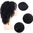 thumbnail image 5 of Pelucas sintéticas de 6 pulgadas para rastas, pelucas torcidas para mujeres negras, pelucas cortas y rizadas, pelucas naturales de ganchillo, 5 of 5