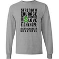 thumbnail image 3 of Inktastic Mental Health Awareness Strength Support Love Long Sleeve T-Shirt, 3 of 5