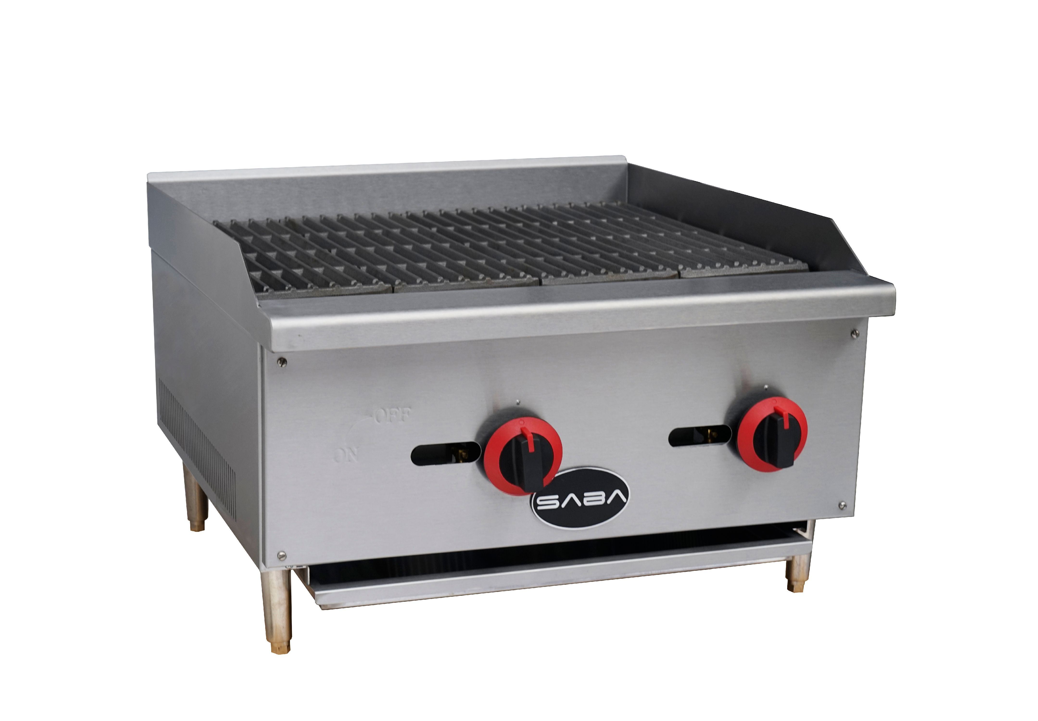 Heavy Duty Commercial Stainless Steel 24" Gas Charbroiler