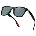 thumbnail image 1 of Lentes de Sol SOJOS Deportivos Polarizados TR90 SJ2101 Negro Mate/Turquesa, 1 of 6