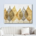 thumbnail image 2 of wall26 Canvas Print Wall Art Gold Black Pastel Watercolor Tree Leaf Nature Wilderness Illustrations Modern Art Rustic Decorative Relax/Calm for Living Room, Bedroom, Office - 12"x18", 2 of 5