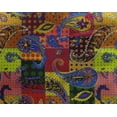 thumbnail image 5 of oneOone Georgette Viscose Magenta Fabric Paisley Patchwork Sewing Craft Projects Fabric Prints By Yard 42 Inch Wide, 5 of 5