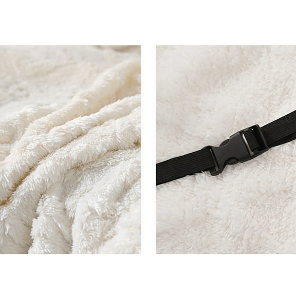 Specollect Clearance 1 Packs Velvet Reversible Recliner Chair Cover, Sofa Slipcover for Dogs, Cushion Couch Protector With Elastic Straps