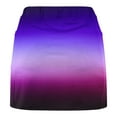 thumbnail image 5 of QATAINLAV Girls Gradient Color Skirts Casual Mini Flare Skirt with Shorts High Waisted Skorts Purple 5-6Years Gifts for Girls, 5 of 7