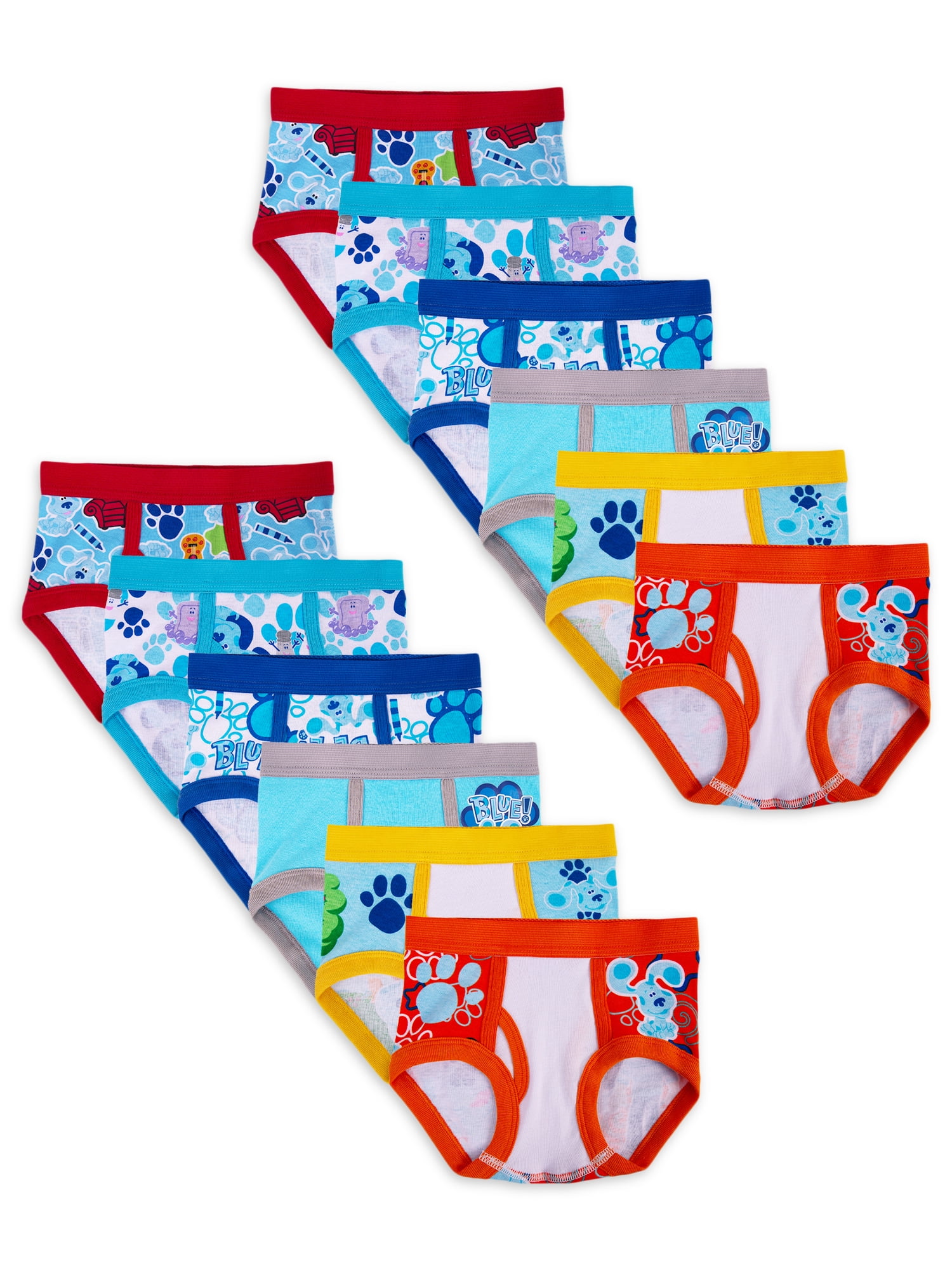 Blue's Clues Toddler Boy Brief Underwear, 12Pack, Sizes 2T4T