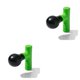 thumbnail image 3 of Vogacara mini dispositivo de masaje masajeador de relajación muscular de plástico eléctrico recargable accesorios de fitness corredores regalos rosa Verde 2piezas Vogacara CBP210369, 3 of 6