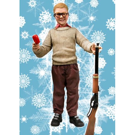 9.5&quot; A Christmas Story Ralphie with Red Ryder BB Gun Talking Action Figure - Walmart.com