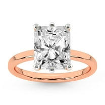 IGI Certified 2 Carat Radiant Shape Lab Grown Diamond Engagement Ring | 14K Rose Gold |Solitaire Lab Diamond Ring | FG-VS1-VS2 Quality Friendly Diamonds