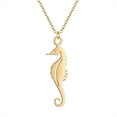 thumbnail image 4 of Qiamni Stainless Steel sea horse Animal Pendant Necklace, 4 of 4