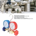 thumbnail image 3 of AC Manifold Gauge, Vacuum Testing AC Manifold Gauge Set R134A Rubber Pipe Bright Backlit With 3 Tubes For Refrigeration Repairs, 3 of 8