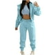 thumbnail image 2 of Puntoco Ropa De Invierno Para Mujer Suéter De Lana Con Capucha Traje Deportivo Casual Camiseta Sin Mangas Para Mujer Chaqueta Con Capucha Pantalones Conjunto De Tres Piezas Puntoco Puntoco-6040, 2 of 6