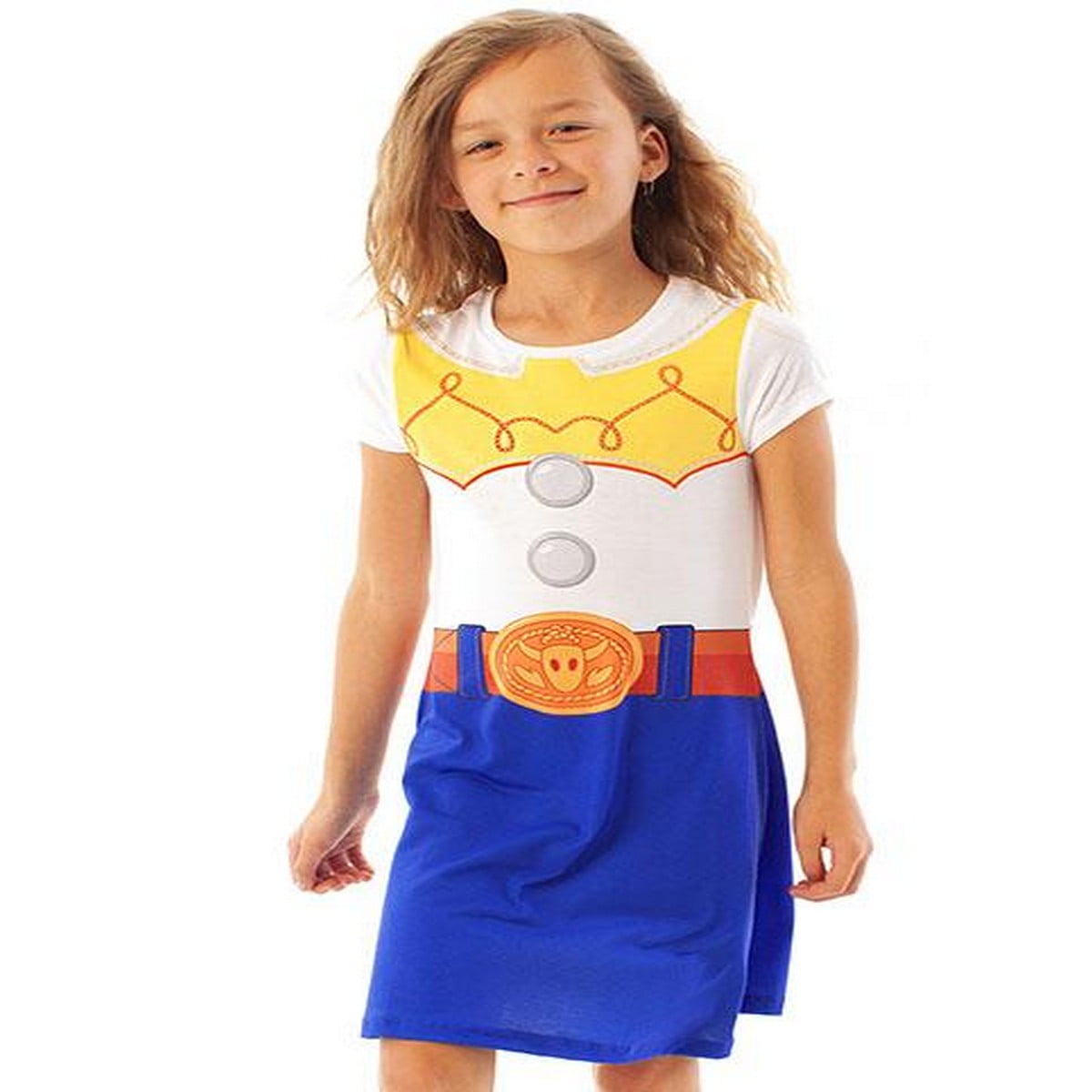 George Toy Story 4 Jessie Girls Fancy Dress Costume Outfit & Hat 7-8 Years 