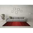 thumbnail image 3 of Ahgly Company Indoor Round Abstract Brown Contemporary Area Rugs, 3' Round, 3 of 4