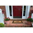thumbnail image 3 of A1HC Natural Coir Monogrammed Entrance Door Mats, Durable Large Outdoor Rug, Non-Slip, Flock Doormat, Thin-Profile Heavy Duty Door Mat, Indoor Outdoor Front Door, High Traffic Areas, 18" X 30", 3 of 7