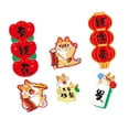 thumbnail image 4 of Imanes de refrigerador,Imanes de refrigerador del Año Nuevo Chino,Imanes de nevera del Año Nuevo Lunar novedosos,Pegatinas para Nevera Pegatinas 3D para Nevera,Pegatinas para Estilo B, 4 of 9