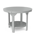 thumbnail image 4 of Wildridge Heritage 5-Piece 48" Pub Counter Set, Light Gray - Outdoor Weather Resistant Recycled Plastic Furniture for Patio, 4 of 6