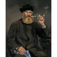 thumbnail image 2 of Édouard Manet 15x18 Gold Ornate Wood Frame and Double Matted Museum Art Print Titled - The Smoker (1866), 2 of 4