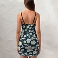 thumbnail image 4 of Ladies Elegant Sling Sleeveless Sexy Dress floral, 4 of 6