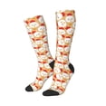 thumbnail image 2 of Haiem Cartoon Chicken Socks, Funny Novelty Crazy Design Cotton Socks Sports Socks Knee High Socks For Men, Women,1Pairs - Gift For Working Friends, 2 of 9
