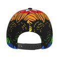 thumbnail image 4 of Baseball Cap, Rainbow Sunflower Heart Trucker Hats Women Dad Hat for Workouts - Baseball hat Adjustable Size, 4 of 7