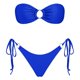 thumbnail image 1 of WILLBEST Traje De Baño Mujer Completo Traje De Baño Sexy Sin Tirantes De Moda Para Mujer Traje De Baño Dividido De Color Sólido, 1 of 6
