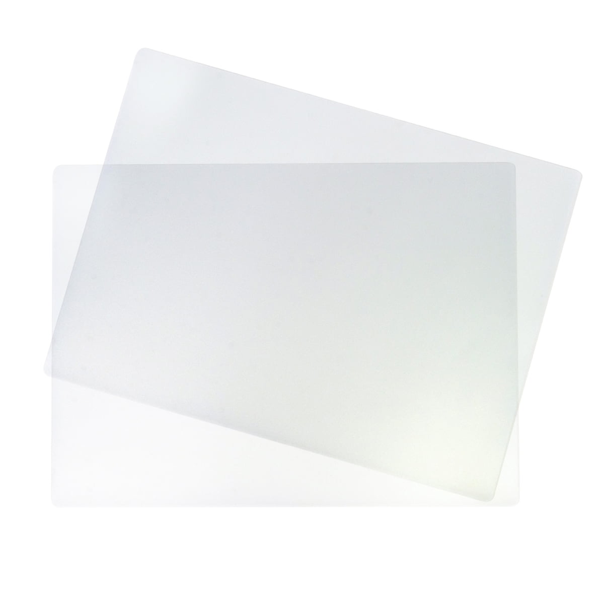 Flexible Clear Plastic Cutting Board Chopping Mat 2 Pc Set Cooking Prep