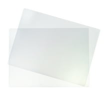 Flexible Clear Plastic Cutting Board Chopping Mat 2 Pc Set Cooking Prep Kitchen Tool