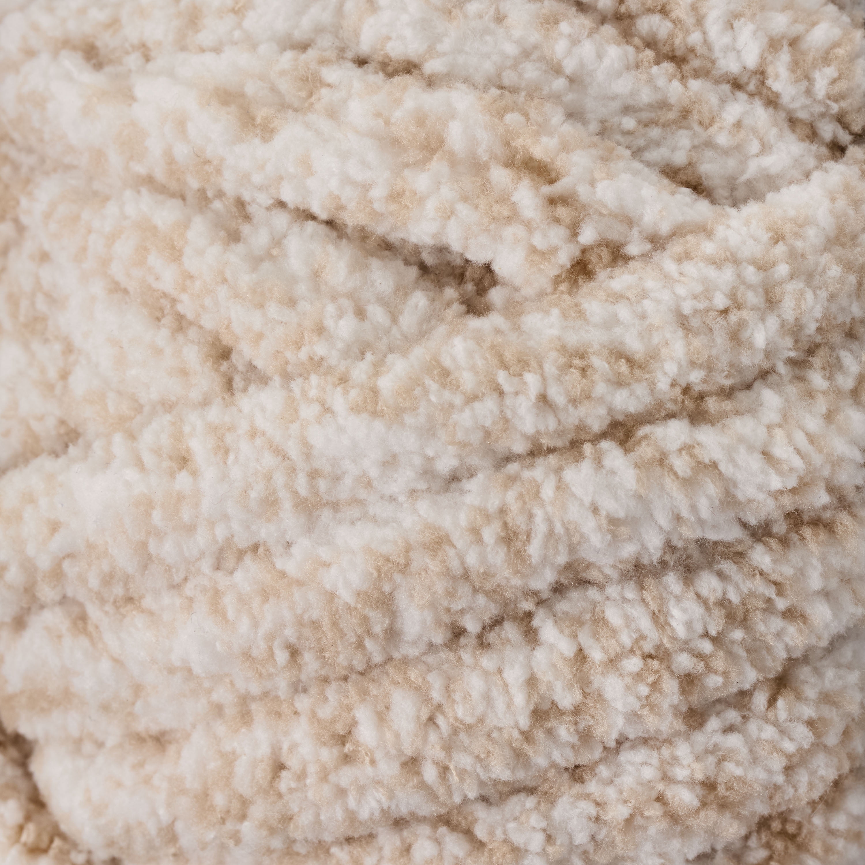 Mainstays Heathered Chenille Yarn, 33 yd, Mushroom, 100% Polyester, Super Bulky