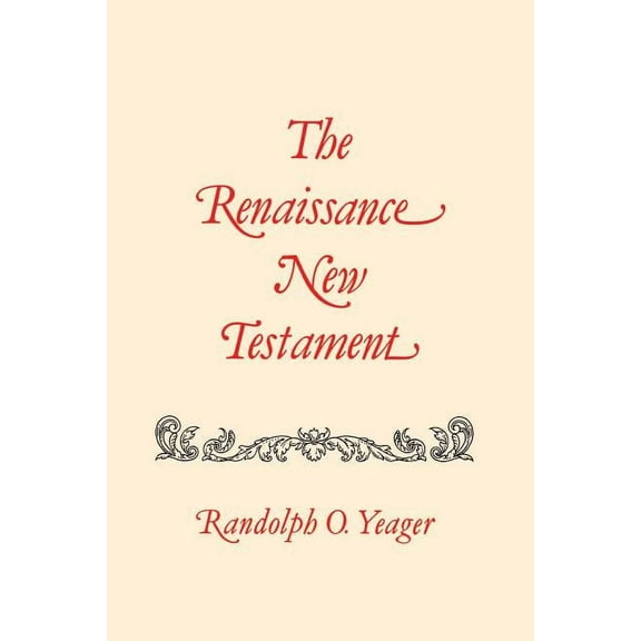 Renaissance New Testament Renaissance New Testament: Matthew 1-8, Book 1, (Paperback)