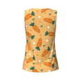thumbnail image 5 of Sigee Love Carrot for Women's Workout Tank Top,Running Tank Tops,Sleeveless Gym Clothes, 5 of 8