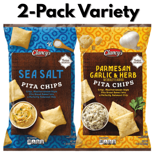 Clancy's Pita Chips 2-Pack Variety 7.33 oz