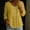 Yellow, variant on jjayotai Womens Tops Long Sleeve Shirts V Neck Button up Babydoll Tops Loose Casual Summer Boho Blouses