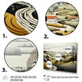thumbnail image 3 of Designart "Monochrome Harvest on the Farm" Modern Floater Framed Wall Art Living Room, 3 of 7