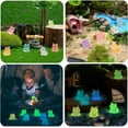 thumbnail image 6 of 20Pcs Resin Mini Frogs Cute Glow in The Dark Frog Miniature Figurines Animals Model Fairy Garden Miniature Moss Landscape DIY Crafts Ornament Accessories for Home Décor, 6 of 9