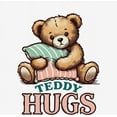 thumbnail image 2 of Teddy Hugs Youth White Crew Neck Short Sleeve Tee-Medium, 2 of 4
