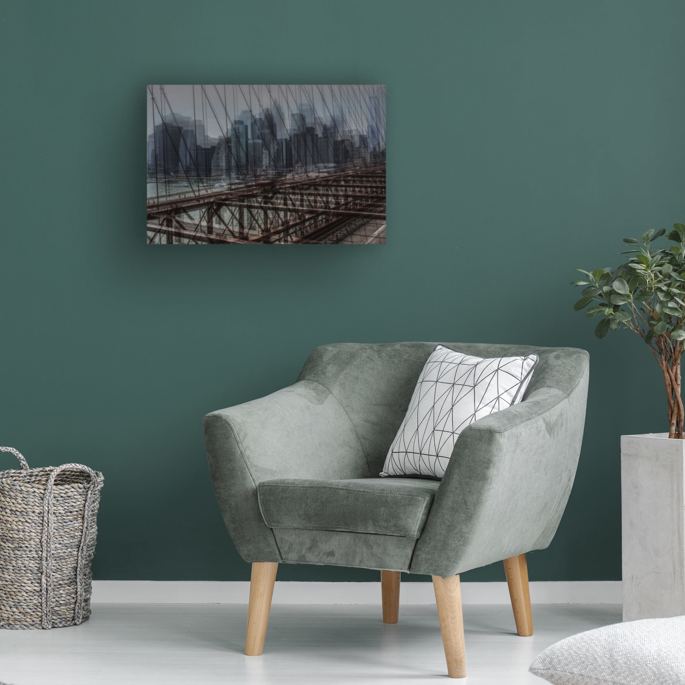 Canvas Wall Art - Massimo Della Latta 'Nyc 6' Wall Art for Living Room, Bedroom, or Office Décor by Trademark Fine Art - 19 x 12 Inches