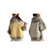 thumbnail image 3 of Sudadera con Capucha Extragrande para Mujer, con Bordado Floral, Bloques de Color, Deshilachada, Larga Gris L, 3 of 8