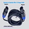 thumbnail image 2 of QUEST -15 Ft Speakon To Speakon Cable 12 Gauge Awg Wire Dj/ Pro Audio Pa Speaker Cable, 2 of 6