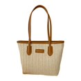 thumbnail image 4 of Bolso de hombro para mujer, bolso ligero y portátil para viajes de vacaciones de verano. Correa marrón, 4 of 9