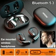 thumbnail image 5 of MPOW Touch Bluetooth 5.3 Open Headphones, Touch-control Non-in-ear Sports Headphones, Immersive Sound Effect Electroplating Earphones with Charging Case, 5 of 12