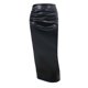 thumbnail image 4 of Faldas de tubo de oficina de cintura alta para mujer, falda Midi ceñida con pliegues de cuero PU, falda con cremallera en la espalda, ropa para fiesta Rave, 4 of 4