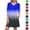 Blue, variant on Nmnitkp Casual Dresses for Women New Style Fashion Leisure Solid Elastic Cuffs Long Sleeve V-Neck Dress Blue,L