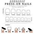 thumbnail image 3 of Press on Nail,Fake Nail Stick Glues on Nail False Nail Acrylic Nail Artificial False Nail for DIY Nail Art Designs, 3 of 4