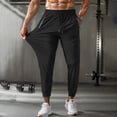thumbnail image 3 of Breezora Mens Lightweight Quick Dry Hiking Pants with Zipper Pockets Breathable Stretch Outdoor Trousers for Fishing Travel Summer L Size Black, 3 of 7